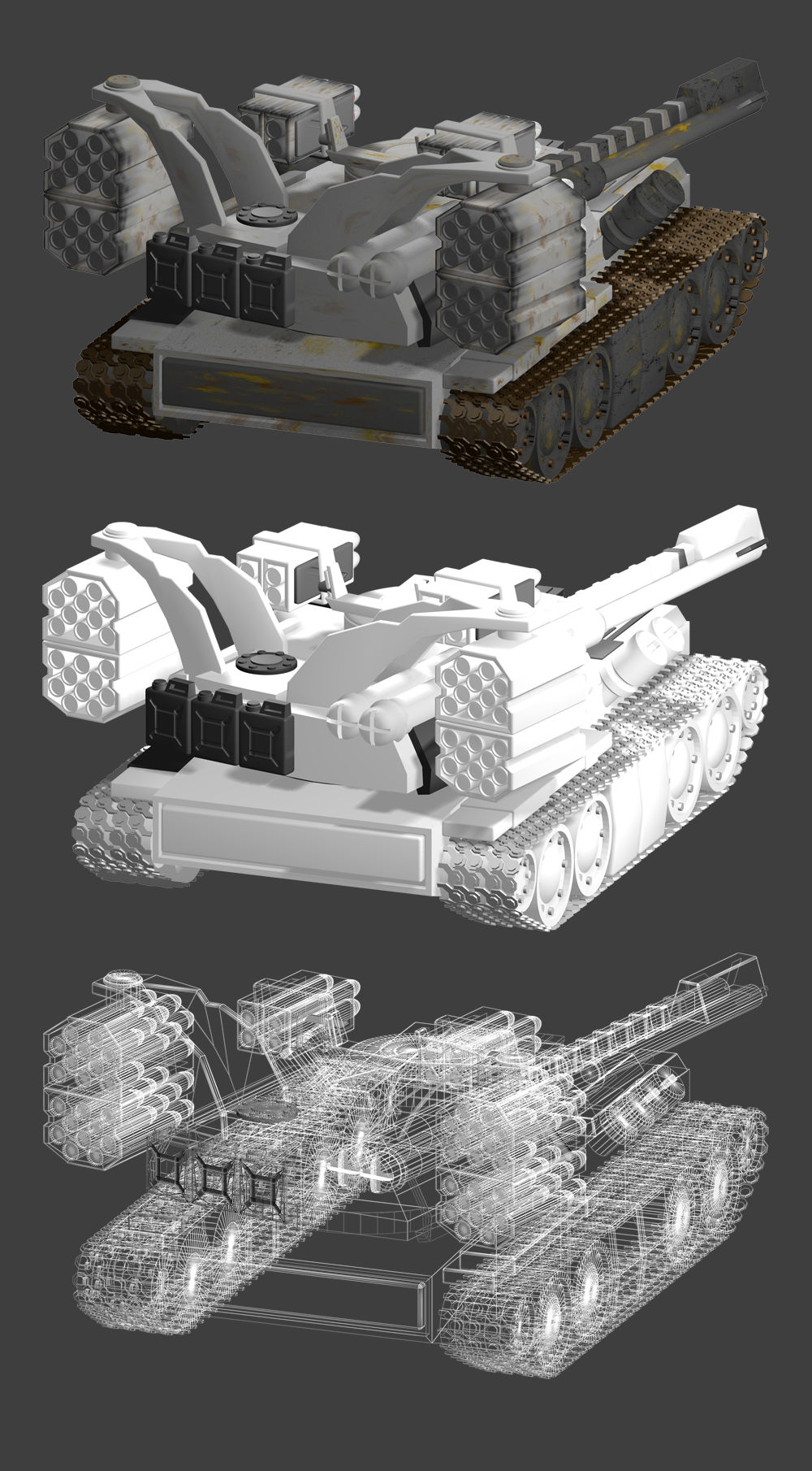 3D Behemoth Tank