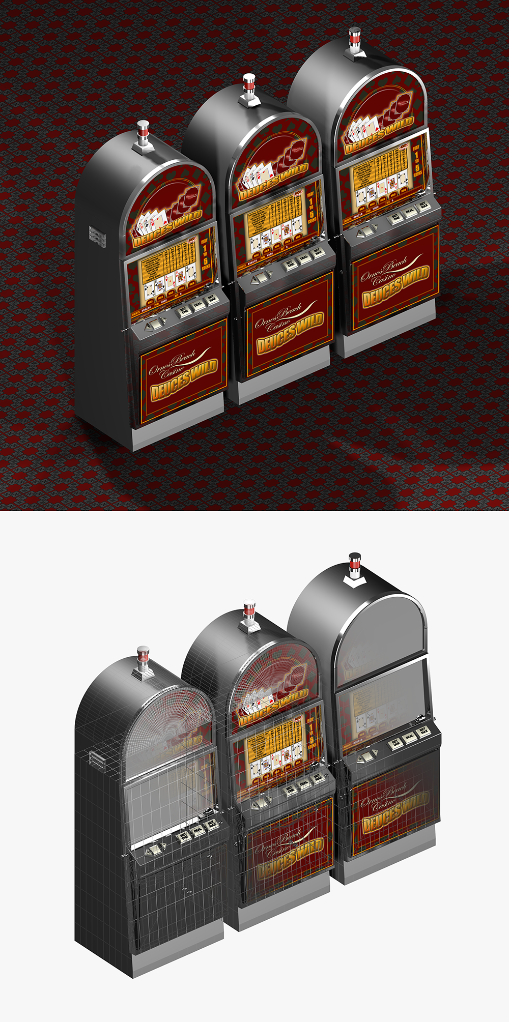 3D Casino Video Poker