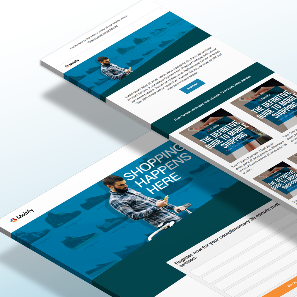 Mobify Email & Landing Page